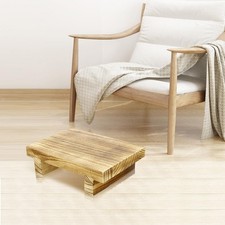 Tabouret de lit en bois sous