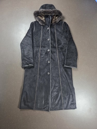 Manteau long novelti noir - long,