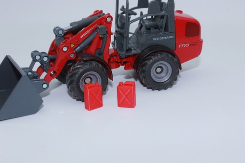 Bidon essence rouge 1 - d'essence, 1:32
