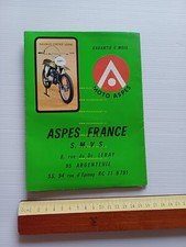 Aspes production models 125 - 50 1971-72 original brochure FRENCH