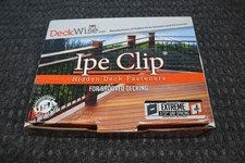 Deck Wise Ipe Clip 100 Sq Ft 3/32" Gap Spacing NEW Opened Box Black Complete Kit