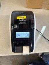 Brother QL-820NWB Label Printer w Original PSU and DK-2225 White Paper Tape - ms