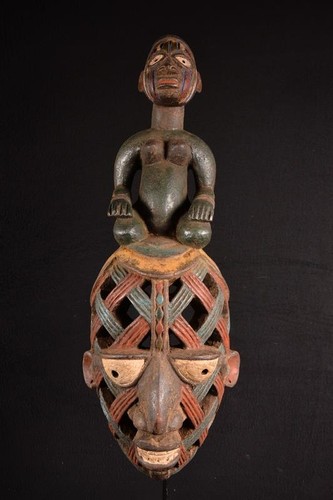 Masque africain ancien - ancien, gelede