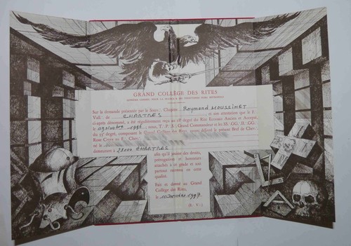 Diplôme franc maçonnerie