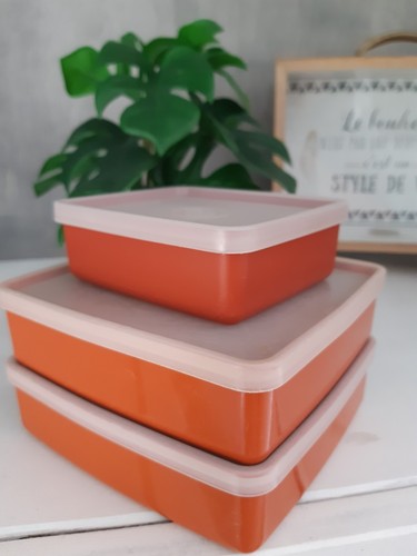 Tupperware vintage orange - vintage,