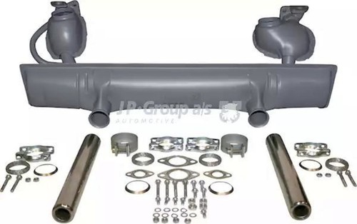 Exhaust system rear round - jp,