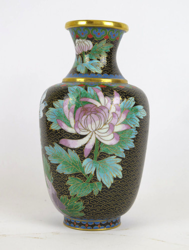 Vase chinois cloisonné - vase,