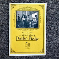 Accessoires Lecture et Publicité: Catalogue Cinémathèque Pathé-Baby