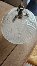 Rare lustre suspension art déco 1930 Des Hanots/Hettier et Vincent