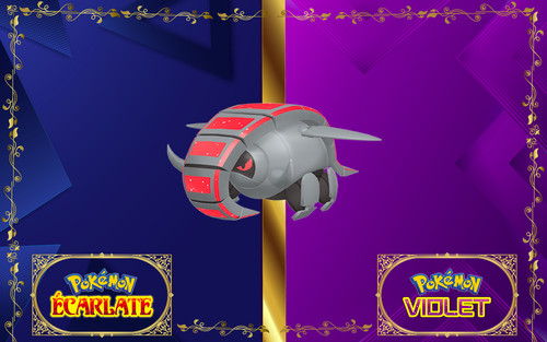 Pokemon roue fer iron - pokemon, roue-de-fer