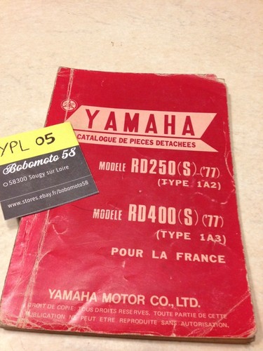 Yamaha parts list rd250 1a2 - list,