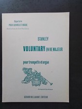 PARTITION - STANLEY - Voluntary en ré maj pour trompette et orgue