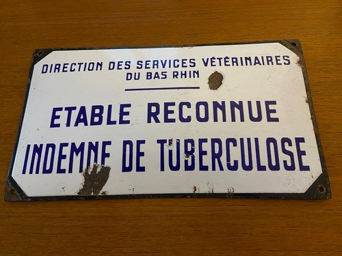 Ancienne plaque émaillée - plaque,