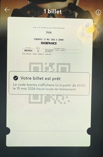 Place concert jul - jul, 15