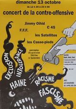 1992 CALL OF 250 concert poster FFF satellites Oihid Antifa 60x80cm 1449