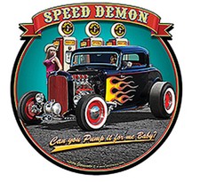 '32 Ford Speed Demon Hot Rod T-shirt 100% Cotton Small to XXXXXL