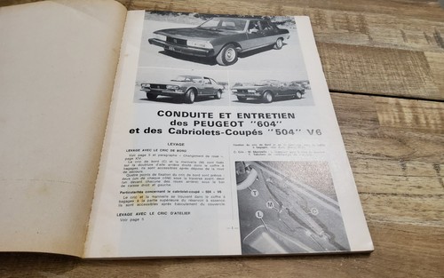 Revue technique peugeot - technique, 604