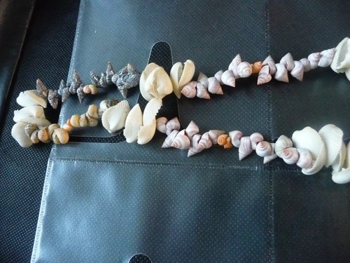 Ancien collier coquillages - de,
