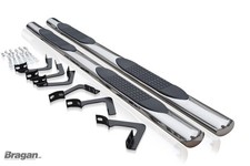 Barres Latérales Pour NISSAN NAVARA D40 2005-2016 Tubes En Acier Inoxydable Poli