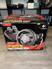 Logitech Momo Racing Force Feedback Steering Wheel In The Box! For PC!