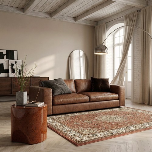 Tapis persan rose pour - , salon