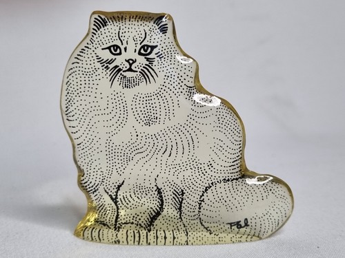 Figurine chat persan art en - figurine,