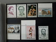 timbres Belgique : 1975 - 1976