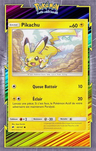 Pikachu sl03 ombres ardentes - pikachu, sl03:ombres