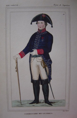 Très belle gravure costume - belle, du