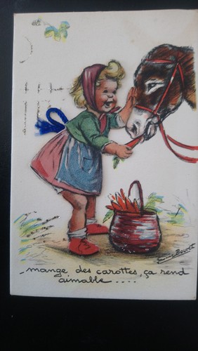 Cpa illustrateur germaine - cpa,