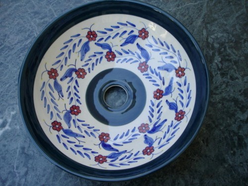 Red clover hand painted - red, hand-painted