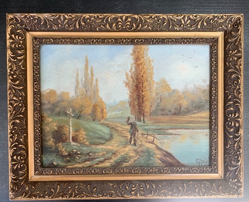 Tableau huile sur - panneau,