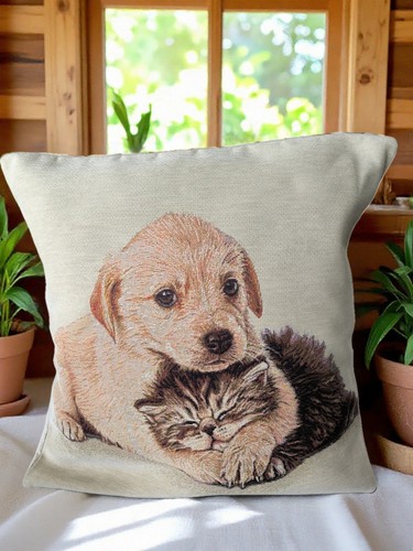 Housse coussin chien - housse, de