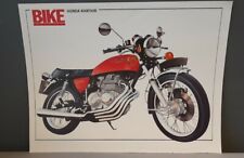HONDA 400 FOUR Poster Motorcycle Artwork BIKE MAGAZINE Excellent Colour CB400F