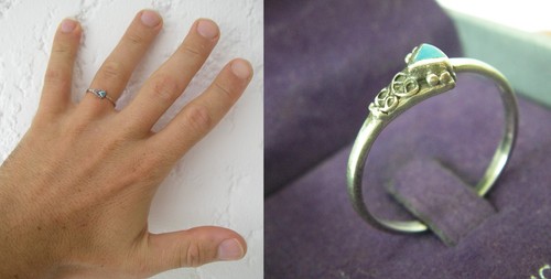 Taille bague sertie - 55, 56