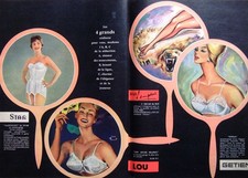 PRESS AD 1960 SENSAS GETIEN BRA - LOU - STAR - THE EMPEROR