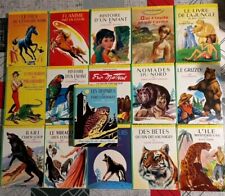 Lot De 16 Bibliothèque Verte Animaux Livres Hachette Enfant Jeunesse Enfants 