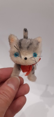 Peluche chat laine - chat, ara
