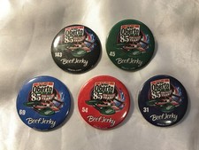 Vintage Miss Madison Oh Boy Oberto Hydroplane 2.25" Button Pin Lot of 5 (RARE)
