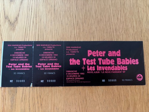 Billet ticket place concert - ticket,