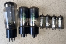 Lot lampes radio anciennes