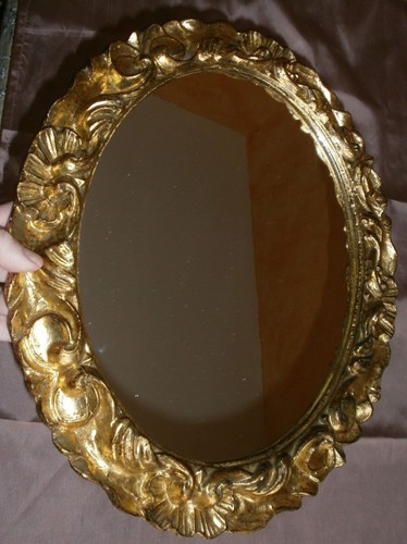 Miroir récent ovale cadre - , en