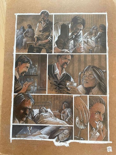 Planche originale couleurs - planche,