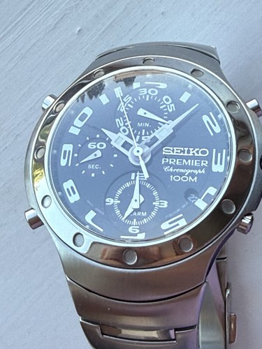 Seiko premier chronograph 100m - seiko,