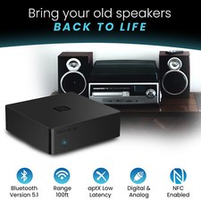 BluDento B1 True Hi-Fi aptX HD NFC Bluetooth v5.1 Audio Receiver COAXIAL OPTICAL