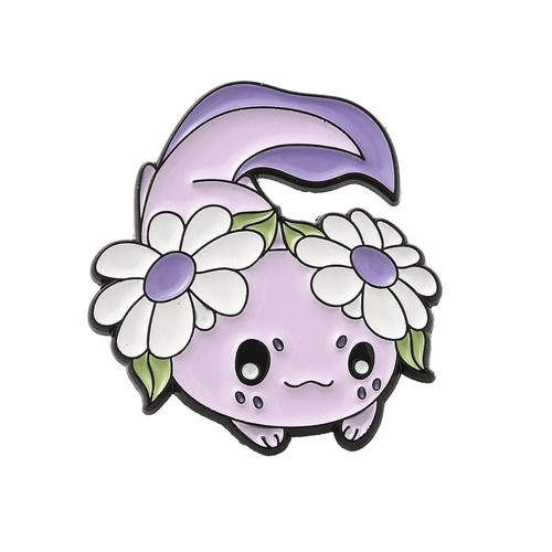 Pin axolotl mauve - axolotl,
