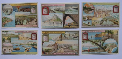 Lot chromos cotes france - cotes,
