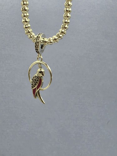 Pendentif charm perroquet - pendentif,