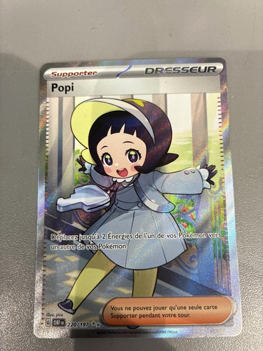 Carte pokémon dresseur popi - carte,