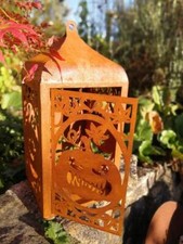 Lanterne inox citrouille